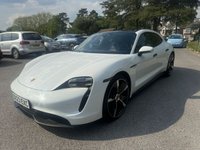 USED 2023 23 PORSCHE TAYCAN Performance Plus 93.4kWh Sport Turismo 5dr Electric Auto RWD (11kW Charger) (476 ps) STUNNING SPORT TURISMO IN WHITE WITH 21"ALLOYS PAN ROOF