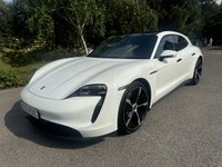 USED 2023 23 PORSCHE TAYCAN Performance Plus 93.4kWh Sport Turismo 5dr Electric Auto RWD (11kW Charger) (476 ps) STUNNING SPORT TURISMO IN WHITE WITH 21"ALLOYS PAN ROOF