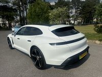 USED 2023 23 PORSCHE TAYCAN Performance Plus 93.4kWh Sport Turismo 5dr Electric Auto RWD (11kW Charger) (476 ps) STUNNING SPORT TURISMO IN WHITE WITH 21"ALLOYS PAN ROOF