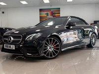 USED 2018 18 MERCEDES-BENZ E-CLASS 2.0 E220d AMG Line (Premium) Cabriolet 2dr Diesel G-Tronic+ Euro 6 (s/s) (194 ps) LOVELY HISTORY & AIRSCARF & WIND DEFLECTOR & APPLE CAR PLAY