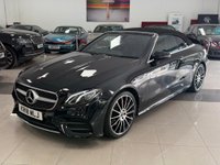 USED 2018 18 MERCEDES-BENZ E-CLASS 2.0 E220d AMG Line (Premium) Cabriolet 2dr Diesel G-Tronic+ Euro 6 (s/s) (194 ps) LOVELY HISTORY & AIRSCARF & WIND DEFLECTOR & APPLE CAR PLAY