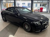 USED 2018 18 MERCEDES-BENZ E-CLASS 2.0 E220d AMG Line (Premium) Cabriolet 2dr Diesel G-Tronic+ Euro 6 (s/s) (194 ps) LOVELY HISTORY & AIRSCARF & WIND DEFLECTOR & APPLE CAR PLAY
