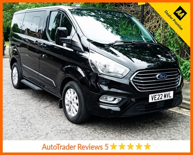 View our Ford Tourneo Custom 2.0 320 EcoBlue Zetec Minibus 5dr Diesel Auto L1 Euro 6 (s/s) (130 ps).*8 SEATS*AUTOMATIC*LOW MILEAGE*OVER 70 MINIBUSES IN STOCK*