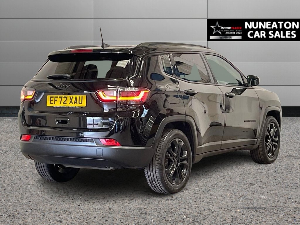 USED 2023 72 JEEP COMPASS 1.3 GSE T4 Night Eagle SUV 5dr Petrol Manual FWD Euro 6 (s/s) (130 ps) HEATED FRONT SEATS AND WHEEL
