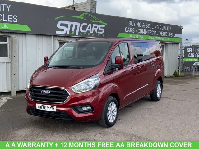 View our Ford Transit Custom range