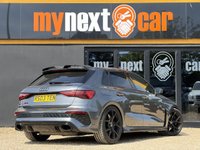 USED 2022 03 AUDI RS3 2.5 TFSI Carbon Black Sportback 5dr Petrol S Tronic quattro Euro 6 (s/s) (400 ps) INSANE AUDI RS3 + QST STAGE 2 PLUS TUNING/REMAP + AEM METH INJECTION KIT + FORGE BLOWOFF VALVE + QST RACE DOWNPIPE + RACINGLINE DOGBONE MOUNT INSERT + FORGE MOTORSPORT INTERCOOLER + H&R LOWERING SPRINGS AND SPACERS + EIBACH LOWERING SPRINGS & 12MM KW SPACERS + UPGRADED MECHATRONIC VTS + FERRODO DS2500 FRONT PADS WITH BRAIDED LINE AND UPGRADED BRAKE FLUID + RECENT HALDEX AND FULL SERVICE + ONLY DONE 400 MILES SINCE TUNING AND MODIFICATIONS + 4 NEW MICHELIN PILOT 4S TYRES + OVER &pound;15KS WORTH OF MOD