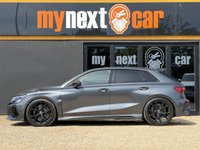 USED 2022 03 AUDI RS3 2.5 TFSI Carbon Black Sportback 5dr Petrol S Tronic quattro Euro 6 (s/s) (400 ps) INSANE AUDI RS3 + QST STAGE 2 PLUS TUNING/REMAP + AEM METH INJECTION KIT + FORGE BLOWOFF VALVE + QST RACE DOWNPIPE + RACINGLINE DOGBONE MOUNT INSERT + FORGE MOTORSPORT INTERCOOLER + H&R LOWERING SPRINGS AND SPACERS + EIBACH LOWERING SPRINGS & 12MM KW SPACERS + UPGRADED MECHATRONIC VTS + FERRODO DS2500 FRONT PADS WITH BRAIDED LINE AND UPGRADED BRAKE FLUID + RECENT HALDEX AND FULL SERVICE + ONLY DONE 400 MILES SINCE TUNING AND MODIFICATIONS + 4 NEW MICHELIN PILOT 4S TYRES + OVER &pound;15KS WORTH OF MOD