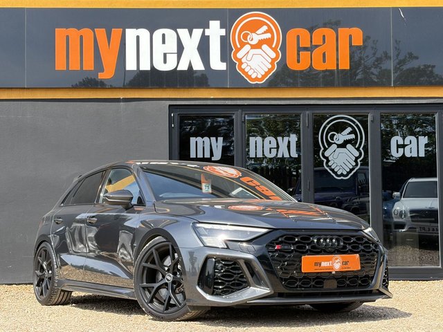 View our Audi Rs3 2.5 TFSI Carbon Black Sportback 5dr Petrol S Tronic quattro Euro 6 (s/s) (400 ps)
