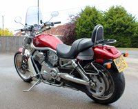 PRE-OWNED 2005 54 HARLEY-DAVIDSON VRSCA V-ROD  1130cc Red Ghost Flame 5 Gallon Fuel Tank, Full Screaming Eagle Exhaust System, 2 Keys Alarm/Immobiliser, Backrest, 1130 liquid cooled revolution v-twin co developed with Porsche, Front Screen, Recent &pound;1600 service including Redline Fully Synthetic Oil, Clutch and Brake Fluid Change and New Water Pump. 4 Previous Owners - Same Owner For the Last 5 Years.