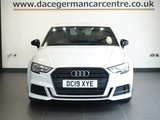 USED 2019 19 AUDI A3 1.0 TFSI 30 Black Edition Saloon 4dr Petrol Manual Euro 6 (s/s) (116 ps) NICE SPECIFICATION AUDI A3 SALOON - COMES WITH A FULL SERVICE HISTORY + VIRTUAL COCKPIT DIGITAL DASH DISPLAY +  TECHNOLOGY PACKAGE ADVANCED + SATELLITE NAVIGATION + BLUETOOTH PHONE AND MEDIA CONNECTIVITY + APPS CONTROL + IN CAR ENTERTAINMENT WITH TOUCH SCREEN MEDIA DISPLAY + AUTOMATIC LED HEADLIGHTS + LANE ASSIST + DAB DIGITAL RADIO + DUAL ZONE CLIMATE CONTROL + AIR CONDITIONING + ECO STOP/START SYSTEM + SELECTABLE DRIVING MODES + PARKING SENSORS + 18 INCH GLOSS BLACK ALLOY WHEELS + AUTOMATIC WI