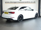 USED 2019 19 AUDI A3 1.0 TFSI 30 Black Edition Saloon 4dr Petrol Manual Euro 6 (s/s) (116 ps) NICE SPECIFICATION AUDI A3 SALOON - COMES WITH A FULL SERVICE HISTORY + VIRTUAL COCKPIT DIGITAL DASH DISPLAY +  TECHNOLOGY PACKAGE ADVANCED + SATELLITE NAVIGATION + BLUETOOTH PHONE AND MEDIA CONNECTIVITY + APPS CONTROL + IN CAR ENTERTAINMENT WITH TOUCH SCREEN MEDIA DISPLAY + AUTOMATIC LED HEADLIGHTS + LANE ASSIST + DAB DIGITAL RADIO + DUAL ZONE CLIMATE CONTROL + AIR CONDITIONING + ECO STOP/START SYSTEM + SELECTABLE DRIVING MODES + PARKING SENSORS + 18 INCH GLOSS BLACK ALLOY WHEELS + AUTOMATIC WI