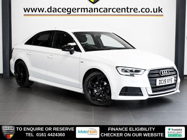 View our Audi A3 1.0 TFSI 30 Black Edition Saloon 4dr Petrol Manual Euro 6 (s/s) (116 ps)