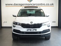 USED 2018 18 SKODA KAROQ 1.5 TSI Edition SUV 5dr Petrol Manual Euro 6 (s/s) (150 ps) HIGH SPECIFICATION KAROQ - COMES WITH A FULL SERVICE HISTORY + PANORAMIC GLASS SUNROOF + SATELLITE NAVIGATION +  DAB DIGITAL RADIO + BLUETOOTH CONNECTIVITY + APPS CONTROL + IN CAR ENTERTAINMENT WITH TOUCH SCREEN MEDIA DISPLAY + LEATHER MULTI FUNCTION STEERING WHEEL + AUTOMATIC FULL LED HEADLIGHTS + LED DAY TIME RUNNING LIGHTS + HILL HOLD START ASSIST + ECO START / STOP FUNCTION + ADAPTIVE CRUISE CONTROL + SELECTABLE DRIVING MODES + FRONT AND REAR PARKING SENSORS + PRIVACY GLASS + DUAL ZONE CLIMA