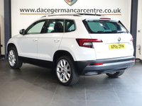 USED 2018 18 SKODA KAROQ 1.5 TSI Edition SUV 5dr Petrol Manual Euro 6 (s/s) (150 ps) HIGH SPECIFICATION KAROQ - COMES WITH A FULL SERVICE HISTORY + PANORAMIC GLASS SUNROOF + SATELLITE NAVIGATION +  DAB DIGITAL RADIO + BLUETOOTH CONNECTIVITY + APPS CONTROL + IN CAR ENTERTAINMENT WITH TOUCH SCREEN MEDIA DISPLAY + LEATHER MULTI FUNCTION STEERING WHEEL + AUTOMATIC FULL LED HEADLIGHTS + LED DAY TIME RUNNING LIGHTS + HILL HOLD START ASSIST + ECO START / STOP FUNCTION + ADAPTIVE CRUISE CONTROL + SELECTABLE DRIVING MODES + FRONT AND REAR PARKING SENSORS + PRIVACY GLASS + DUAL ZONE CLIMA
