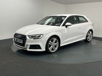 USED 2018 67 AUDI A3 1.5 TFSI CoD S line Hatchback 3dr Petrol Manual Euro 6 (s/s) (150 ps) MAIN DEALER HISTORY + SAT NAV