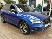 USED 2016 16 AUDI SQ5 3.0 BiTDI V6 Plus SUV 5dr Diesel Tiptronic quattro Euro 6 (s/s) (340 ps) Excellent Condition Service History, Lady Owner Sat Nav, Heated Leather Seats Parking Camera Cruise Control Parking Sensors CAZ & ULEZ Exempt
