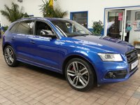 USED 2016 16 AUDI SQ5 3.0 BiTDI V6 Plus SUV 5dr Diesel Tiptronic quattro Euro 6 (s/s) (340 ps) Excellent Condition Service History, Lady Owner Sat Nav, Heated Leather Seats Parking Camera Cruise Control Parking Sensors CAZ & ULEZ Exempt