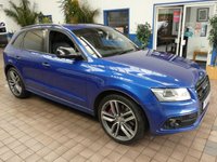 USED 2016 16 AUDI SQ5 3.0 BiTDI V6 Plus SUV 5dr Diesel Tiptronic quattro Euro 6 (s/s) (340 ps) Excellent Condition Service History, Lady Owner Sat Nav, Heated Leather Seats Parking Camera Cruise Control Parking Sensors CAZ & ULEZ Exempt
