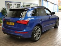 USED 2016 16 AUDI SQ5 3.0 BiTDI V6 Plus SUV 5dr Diesel Tiptronic quattro Euro 6 (s/s) (340 ps) Excellent Condition Service History, Lady Owner Sat Nav, Heated Leather Seats Parking Camera Cruise Control Parking Sensors CAZ & ULEZ Exempt