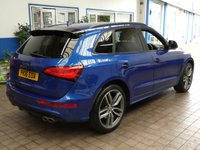 USED 2016 16 AUDI SQ5 3.0 BiTDI V6 Plus SUV 5dr Diesel Tiptronic quattro Euro 6 (s/s) (340 ps) Excellent Condition Service History, Lady Owner Sat Nav, Heated Leather Seats Parking Camera Cruise Control Parking Sensors CAZ & ULEZ Exempt