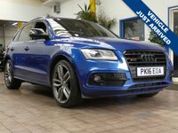 USED 2016 16 AUDI SQ5 3.0 BiTDI V6 Plus SUV 5dr Diesel Tiptronic quattro Euro 6 (s/s) (340 ps) Excellent Condition Service History, Lady Owner Sat Nav, Heated Leather Seats Parking Camera Cruise Control Parking Sensors CAZ & ULEZ Exempt