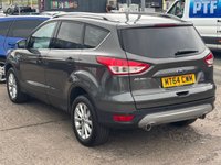 USED 2014 64 FORD KUGA 2.0 TDCi Titanium SUV 5dr Diesel Manual 2WD Euro 6 (s/s) (150 ps) FSH + CAMBELT DONE 2025 + HALTH LEATHER SEATS + CRUISE + PARKING SENSORS