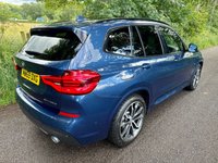 USED 2019 69 BMW X3 2.0 20d M Sport SUV 5dr Diesel Automatic xDrive Euro 6 (s/s) (190 ps) + SERVICE HISTORY + 20" ALLOY WHEELS + AUTOMATIC GEARBOX + X-DRIVE (4 WHEEL DRIVE) + DAYTIME RUNNING LIGHTS + HARMAN / KARDON SOUND SYSTEM + SATELLITE NAVIGATION + FULL BLACK LEATHER SEATS + HEATED FRONT SEATS + AUTO HEADLIGHTS + FRONT AND REAR PARKING SENSORS + REAR CAMERA + DUAL CLIMATE CONTROL + CRUISE CONTROL + BLUETOOTH / TELEPHONE PREPARATION + RADIO / USB / DAB / MP3 PLAYER + MUCH MUCH MORE...