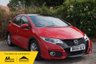 USED 2015 65 HONDA CIVIC 1.6 i-DTEC SR Hatchback 5dr Diesel Manual Euro 5 (s/s) (120 ps) Heated Leather Seats, Pan Glass Roof, Nav, DAB Radio,