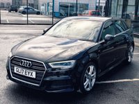 USED 2017 17 AUDI A3 1.6 TDI S line Sportback 5dr Diesel Manual Euro 6 (s/s) (110 ps) 