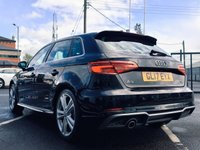 USED 2017 17 AUDI A3 1.6 TDI S line Sportback 5dr Diesel Manual Euro 6 (s/s) (110 ps) 