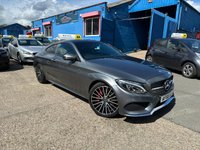 USED 2016 66 MERCEDES-BENZ C-CLASS 2.1 C250d AMG Line (Premium) Coupe 2dr Diesel G-Tronic+ Euro 6 (s/s) (204 ps) &pound;35 ROAD TAX. ULEZ COMPLIANT. AUTOMATIC.