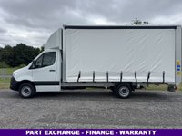 USED 2023 72 MERCEDES-BENZ SPRINTER  2.1 315Cdi 3.5t. NEW 5.2m (17ft)  Curtainside Body, Tail Lift, Eu 6, 148Bhp Large Tail Lift, Tall Rear Aperture