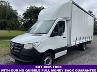 USED 2023 72 MERCEDES-BENZ SPRINTER  2.1 315Cdi 3.5t. NEW 5.2m (17ft)  Curtainside Body, Tail Lift, Eu 6, 148Bhp Large Tail Lift, Tall Rear Aperture