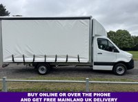 USED 2023 72 MERCEDES-BENZ SPRINTER  2.1 315Cdi 3.5t. NEW 5.2m (17ft)  Curtainside Body, Tail Lift, Eu 6, 148Bhp Large Tail Lift, Tall Rear Aperture