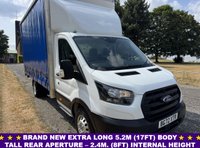 USED 2022 72 FORD TRANSIT 2.0 350 3.5t. Lwb X/Long 5m Curtainside x 8ft Int Height Eu 6 130ps 2.4m 8ft Int. Height, FREE Delivery
