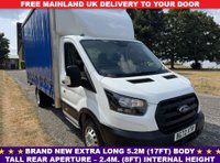 USED 2022 72 FORD TRANSIT 2.0 350 3.5t. Lwb X/Long 5m Curtainside x 8ft Int Height Eu 6 130ps 2.4m 8ft Int. Height, FREE Delivery