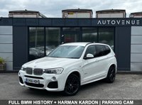 USED 2016 66 BMW X3 3.0 30d M Sport SUV 5dr Diesel Auto xDrive Euro 6 (s/s) (258 ps) FULL BMW HISTORY + HARMON KARDON + PARKING CAM + HEATED SEATS