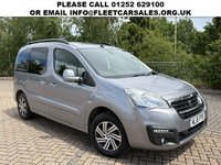 USED 2016 16 PEUGEOT PARTNER TEPEE 1.6 BlueHDi Allure MPV 5dr Diesel ETG Euro 6 (s/s) (100 ps) This 2016 Peugeot Partner Tepee Allure Automatic in Metallic Grey has covered only 39k miles and comes with a full service history, recently serviced in April 2026.  Reverse camera & parking sensors - Cruise control - Bluetooth - Climate control - Electric folding mirrors  With an MOT until June 2027 and being ULEZ & CAZ compliant, it&rsquo;s a practical and easy-to-drive family MPV ready to go.