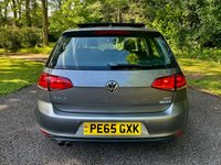 USED 2015 65 VOLKSWAGEN GOLF 1.4 TSI BlueMotion Tech Match Hatchback 5dr Petrol DSG Euro 6 (s/s) (125 ps) 1 LADY OWNER WITH ONLY 57,000 MILES-AND  X10 VW/SPECIALIST SERVICE STAMPS//35 POUND ROAD FUND LICENCE//PANORAMIC GLASS SUNROOF//FULL HEATED LEATHER UPHOLSTERY//FRONT-REAR PARK PILOT//AIR-CON//ALLOYS//X11 AIRBAGS//BLUETOOTH//DAB//WELL LOOKED AFTER INSIDE AND OUT//ULEZ COMPLIANT//ADAPTIVE CRUISE CONTROL///REAR PARK CAMERA+4K UHD DASH-CAM///NEW FRONT TYRES/////CAMBELT RENEWED 2021@31,702MILES//// DSG Euro 6 (s/s) (125 ps) 1 LADY OWNER WITH ONLY 57,000 MILES-AND  X10 VW/SPECIALIST SERVICE STAMPS//35 POUND ROAD FUND LICENCE//PANORAMIC GLASS SUNROOF//FULL HEATED LEATHER UPHOLSTERY//FRONT-REAR PARK PILOT//AIR-CON//ALLOYS//X11 AIRBAGS//BLUETOOTH//DAB//WELL LOOKED AFTER INSIDE AND OUT//ULEZ COMPLIANT//ADAPTIVE CRUISE CONTROL///REAR PARK CAMERA+4K UHD DASH-CAM/////CAMBELT RENEWED 2021@31,702MILES////
