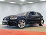 USED 2019 68 AUDI A3 1.5 TFSI CoD 35 S line Sportback 5dr Petrol S Tronic Euro 6 (s/s) (150 ps) 2 KEYS, NAV, PARK SENSORS, HISTORY