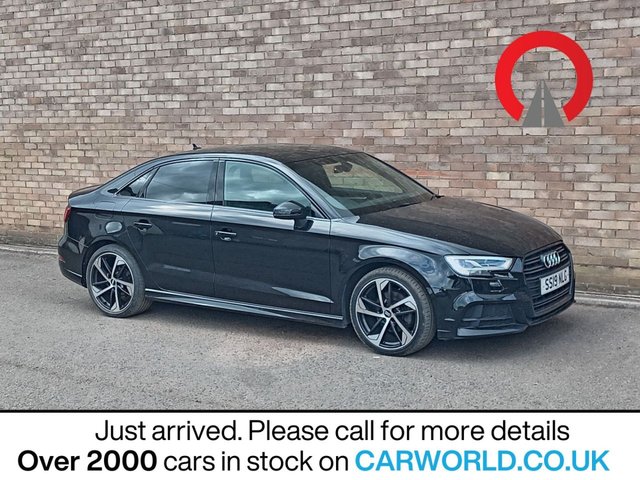 View our Audi A3 1.0 TFSI 30 Black Edition Saloon 4dr Petrol Manual Euro 6 (s/s) (116 ps)