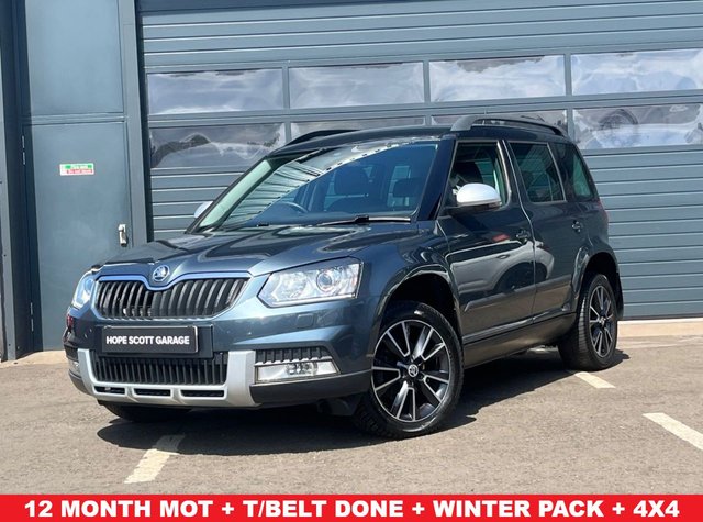 View our Skoda Yeti 2.0 TDI Elegance Outdoor 5dr Diesel Manual 4WD  (140 ps) ***12 MONTHS MOT & HEATED SEATS***