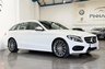 USED 2017 66 MERCEDES-BENZ C CLASS 2.1 C220d AMG Line (Premium) Estate 5dr Diesel 7G-Tronic+ Euro 6 (s/s) (170 ps) PANORAMIC ROOF, NAV, 19" ALLOY
