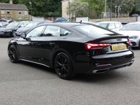 USED 2024 24 AUDI A5 Sportback 2.0 TFSI 35 Sport 5d S Tronic 150 S/S SAT NAV, VIRTUAL COCKPIT, REAR VIEW CAMERA, FRONT & REAR PARKING SENSORS, HEATED SEATS, AUDI SMARTPHONE INTERFACE FOR APPLE CARPLAY / ANDROID AUTO, 18 INCH ALLOY WHEELS, FULL BLACK LEATHER UPHOLSTERY, ELECTRIC TAILGATE, DAB RADIO, BLUETOOTH, AUTOMATIC GEARBOX, FOLDING MIRRORS, SPORT SEATS WITH ELECTRIC LUMBAR SUPPORT, LEATHER TIPTRONIC MFSW, CRUISE CONTROL, CLIMATE CONTROL, VOICE CONTROL SYSTEM, RAIN & LIGHT SENSORS, AUTO HOLD, KEYLESS START, 1 OWNER, SERVICE HISTORY, BALANCE OF AUDI WARRANTY