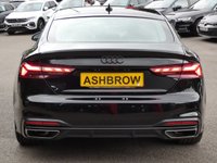 USED 2024 24 AUDI A5 Sportback 2.0 TFSI 35 Sport 5d S Tronic 150 S/S SAT NAV, VIRTUAL COCKPIT, REAR VIEW CAMERA, FRONT & REAR PARKING SENSORS, HEATED SEATS, AUDI SMARTPHONE INTERFACE FOR APPLE CARPLAY / ANDROID AUTO, 18 INCH ALLOY WHEELS, FULL BLACK LEATHER UPHOLSTERY, ELECTRIC TAILGATE, DAB RADIO, BLUETOOTH, AUTOMATIC GEARBOX, FOLDING MIRRORS, SPORT SEATS WITH ELECTRIC LUMBAR SUPPORT, LEATHER TIPTRONIC MFSW, CRUISE CONTROL, CLIMATE CONTROL, VOICE CONTROL SYSTEM, RAIN & LIGHT SENSORS, AUTO HOLD, KEYLESS START, 1 OWNER, SERVICE HISTORY, BALANCE OF AUDI WARRANTY