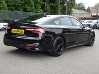 USED 2024 24 AUDI A5 Sportback 2.0 TFSI 35 Sport 5d S Tronic 150 S/S SAT NAV, VIRTUAL COCKPIT, REAR VIEW CAMERA, FRONT & REAR PARKING SENSORS, HEATED SEATS, AUDI SMARTPHONE INTERFACE FOR APPLE CARPLAY / ANDROID AUTO, 18 INCH ALLOY WHEELS, FULL BLACK LEATHER UPHOLSTERY, ELECTRIC TAILGATE, DAB RADIO, BLUETOOTH, AUTOMATIC GEARBOX, FOLDING MIRRORS, SPORT SEATS WITH ELECTRIC LUMBAR SUPPORT, LEATHER TIPTRONIC MFSW, CRUISE CONTROL, CLIMATE CONTROL, VOICE CONTROL SYSTEM, RAIN & LIGHT SENSORS, AUTO HOLD, KEYLESS START, 1 OWNER, SERVICE HISTORY, BALANCE OF AUDI WARRANTY