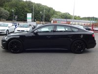 USED 2024 24 AUDI A5 Sportback 2.0 TFSI 35 Sport 5d S Tronic 150 S/S SAT NAV, VIRTUAL COCKPIT, REAR VIEW CAMERA, FRONT & REAR PARKING SENSORS, HEATED SEATS, AUDI SMARTPHONE INTERFACE FOR APPLE CARPLAY / ANDROID AUTO, 18 INCH ALLOY WHEELS, FULL BLACK LEATHER UPHOLSTERY, ELECTRIC TAILGATE, DAB RADIO, BLUETOOTH, AUTOMATIC GEARBOX, FOLDING MIRRORS, SPORT SEATS WITH ELECTRIC LUMBAR SUPPORT, LEATHER TIPTRONIC MFSW, CRUISE CONTROL, CLIMATE CONTROL, VOICE CONTROL SYSTEM, RAIN & LIGHT SENSORS, AUTO HOLD, KEYLESS START, 1 OWNER, SERVICE HISTORY, BALANCE OF AUDI WARRANTY