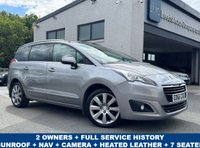 USED 2016 66 PEUGEOT 5008 1.6 BlueHDi Allure MPV 5dr Diesel Manual Euro 6 (s/s) (120 ps) HEATED LEATHER -- SUNROOF -- 7 SEATER -- SAT NAV -- CAMERA -- &pound;35 TAX