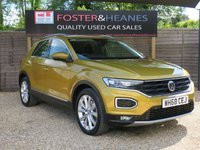 USED 2018 68 VOLKSWAGEN T-ROC 2.0 TSI SEL SUV 5dr Petrol DSG 4Motion Euro 6 (s/s) (190 ps) FSH LOW MILEAGE ONE OWNER REAR CAM