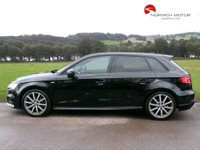 USED 2019 68 AUDI A3 1.0 TFSI 30 Black Edition Sportback 5dr Petrol S Tronic Euro 6 (s/s) (116 ps) stunning